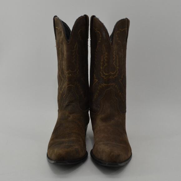 Dingo Womens Size 9 Cowboy Boots Brown Leather Western - Picture 8 of 16